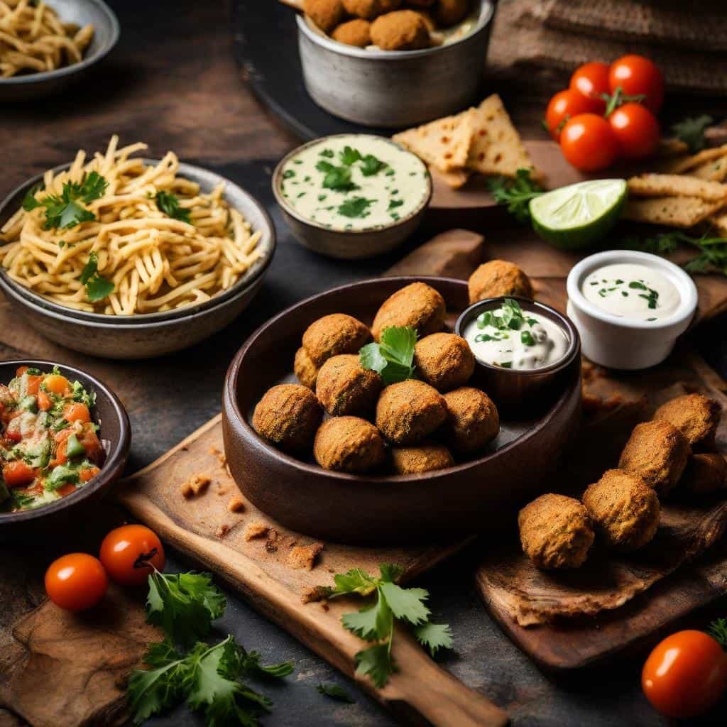 what to serve with falafel