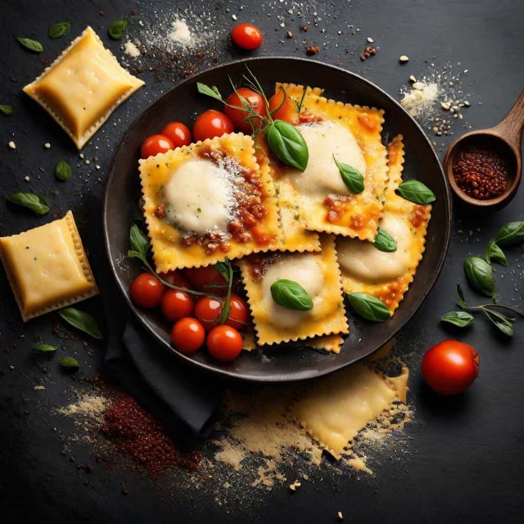 what to serve with ravioli