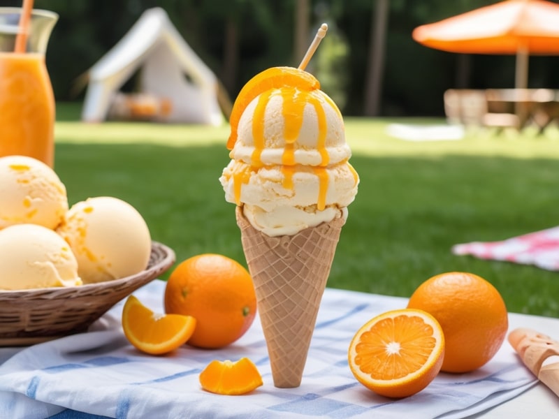 Homemade Orange Creamsicle Recipe Ice Cream