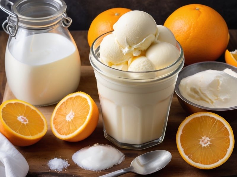 Homemade Orange Creamsicle Recipe Ice Cream