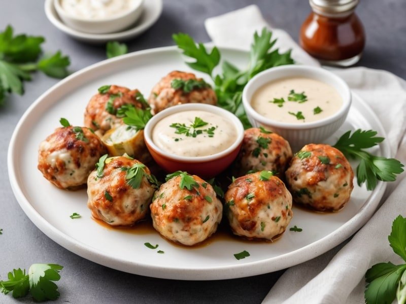 Ground Chicken in Plate