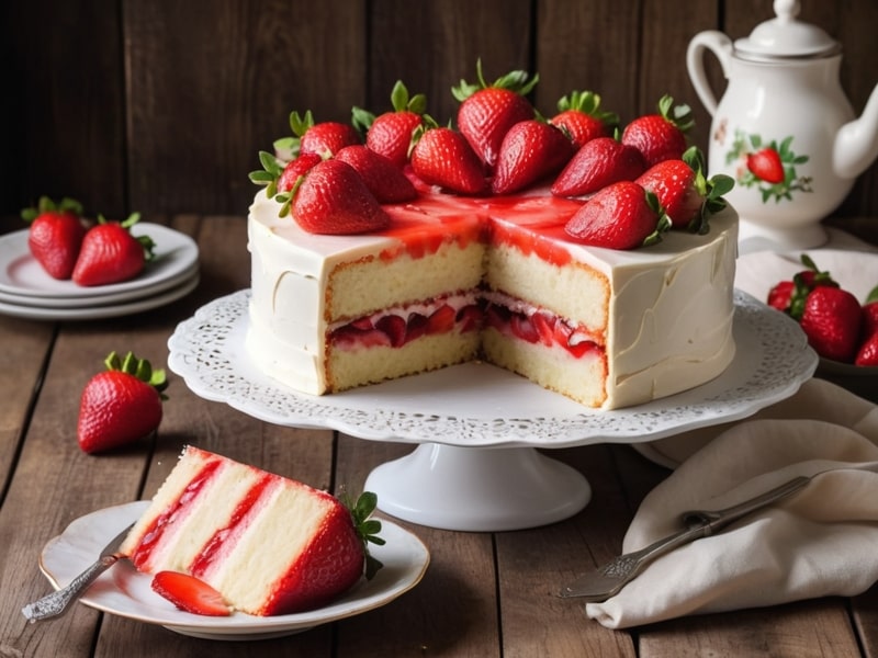 Strawberry Cake Filling