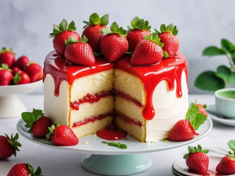 Strawberry Cake Filling
